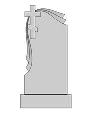 Надгробная плита памятник 18